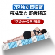 慕思床垫 2cm进口乳胶床垫 七区独立筒弹簧席梦思1.8m双人床 x7