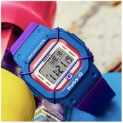 CASIO 卡西欧 BABY-G 25周年特别纪念款 BGD-525F-6PR 女款运动腕表