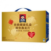 桂格（QUAKER）燕麦片 无添加蔗糖 健康礼盒即食燕麦片 加量囤货装 年货节送礼更体面（1kg罐装*2） *3件