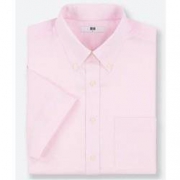 UNIQLO 优衣库 DRY EASY CARE 414569 男士牛津纺短袖衬衫