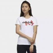 阿迪达斯neo W FV TEE 2 女子 短袖上衣 EA0328
