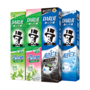 黑人牙膏超白茶家庭套装190g*4支 券后￥39.9