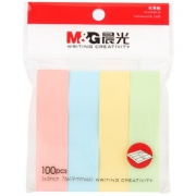 M&G 晨光 YS-13 便签纸 76*19mm 100页/条 4条装  *5件 2.5元（需用券，合0.5元/件）