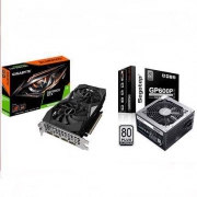 GIGABYTE 技嘉 GTX1660 Super OC 6G 显卡 + 鑫谷 GP600P 白金版电源 额定500W