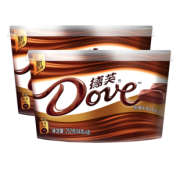 10点开抢，Dove/德芙丝滑牛奶巧克力252g*2碗 47.8元