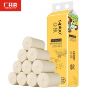 丝飘(SIPIAO)加厚4层1050节原生竹浆卫生纸*14卷