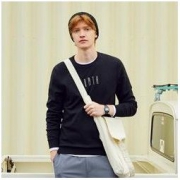 Semir 森马 男士撞色字母刺绣针织衫 *3件