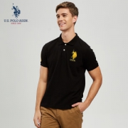 U.S POLO ASSN 男士全珠地棉 美式休闲Polo衫
