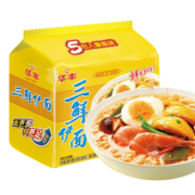 华丰 三鲜伊面 5连包 7.9元包邮（需用券）