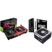 COLORFUL 七彩虹 战斧 GeForce GTX 1660 Super 显卡 6G搭鑫谷 GP600P 白金版 500W 台式电脑电源