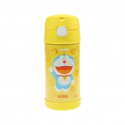【哆啦A梦联名款】THERMOS 膳魔师 真空不锈钢 儿童 吸管保温杯 F4011-YL-DRM 350ML 大黄鸭