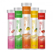 博凯维康 水果味 维生素C泡腾片 4g*20片*5瓶 一片一杯果汁