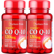 普丽普莱 辅酶q10胶囊120mg*60粒*2瓶 98元包邮