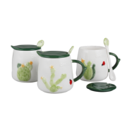 UP STYLE  悠家良品 沙漠绿植杯  带盖、勺子 19.9元包邮（需用券）