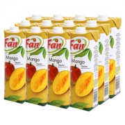 中粮直采 塞浦路斯进口 Fan纯果芬 芒果汁 1L*12盒