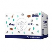 舒洁（ Kleenex）抽纸纸巾 北欧系列软抽纸抽3层100抽*20包 *3件