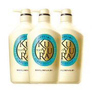 日本 资生堂 可悠然沐浴乳 易冲洗不滑溜 550ml*3瓶
