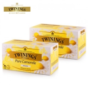 英国皇室的百年御用茶 川宁 Twinings 洋甘菊花茶 2盒共50片