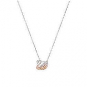 SWAROVSKI 施华洛世奇 5215038 天鹅锁骨项链 镀白金色