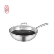京造 JZSCG-30C001 不锈钢炒锅 30cm