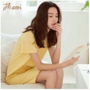 顶瓜瓜 AL23320 女士自带bra短袖家居裙