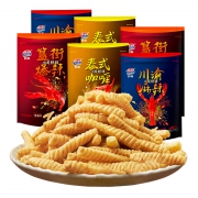 9日0点：亲亲 虾条小龙虾 爆辣/麻辣/咖喱口味 3大包