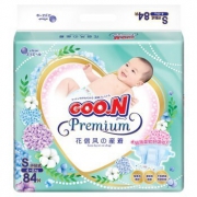 GOO.N 大王 婴儿尿裤 花信风环贴系列 S84片 59元（需用券）