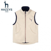 Hazzys 哈吉斯 儿童摇粒绒马甲