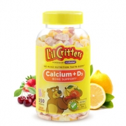 lilcritters 丽贵 小熊糖 钙+Vd乳钙 150粒 *4件 266元包税包邮（双重优惠）