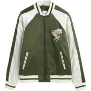Gap 盖璞 473489 刺绣棒球领夹克棉服 低至179元