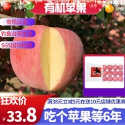 丁苹果 烟台有机红富士 5斤