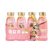 限地区、京东PLUS会员：伊利 每益添 活性乳酸菌 百香果味 350ml*4瓶*4件+丹麦芝 风味发酵乳 芝士原味 215g*4瓶*2件 63元（多重优惠）