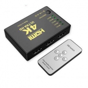 HONGDAK 5进1出 HDMI切换器 带遥控