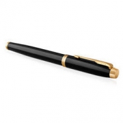 PARKER 派克 17款IM 纯黑丽雅金夹 钢笔+墨水礼盒