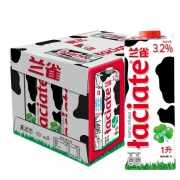 Laciate 兰雀 经典系列 全脂纯牛奶 1L*12盒*2件