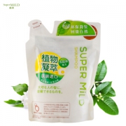 京东PLUS会员： SUPER MILD 惠润 柔净洗发露 绿野芳香 替换装 400ml *5件