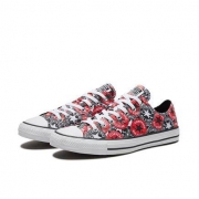 CONVERSE 匡威 CTAS Logo Play 潮流低帮印花帆布鞋 166986C