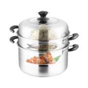 Joyoung九阳 ZGH2601 不锈钢三层蒸锅 26cm 89元