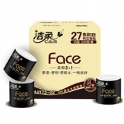 24日12点： C&S 洁柔 黑Face 卷纸 4层200g*27卷 *3件