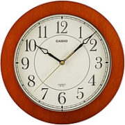 日本直邮 Casio 卡西欧 挂钟 木框 深棕色 IQ-131-5JF