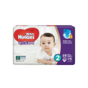 HUGGIES 好奇 超干爽纸尿裤 S52片 *5件 185.69元包邮（合37.14元/件）