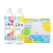 SUNTORY  三得利沁柠水+沁桃水组合装  550ml*15瓶 31.9元包邮（需用券）