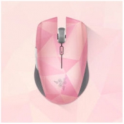 雷蛇（Razer）刺鳞树蝰粉晶版电竞游戏电脑无线外设鼠标套装节日礼物女生