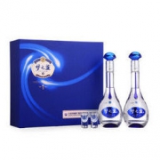 洋河(YangHe) 蓝色经典 梦之蓝M3 52度 500ml*2 礼盒装 浓香型白酒 口感绵柔