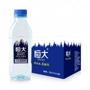 无汽、0糖0热量弱碱：恒大 原味苏打水 360mlx24瓶