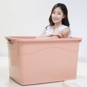 龙姿 大号收纳箱整理箱 50L*2个