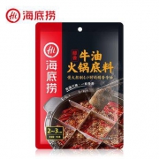 海底捞 醇香麻辣牛油火锅料150g*1袋&火锅油碟80g*3袋