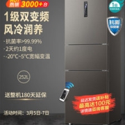 海信 变频 风冷 一级能效 三开门冰箱 252L