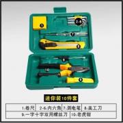 奥突斯 家用五金工具套装 10件套