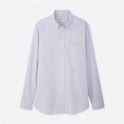 UNIQLO 优衣库 419013 牛津纺条纹衬衫